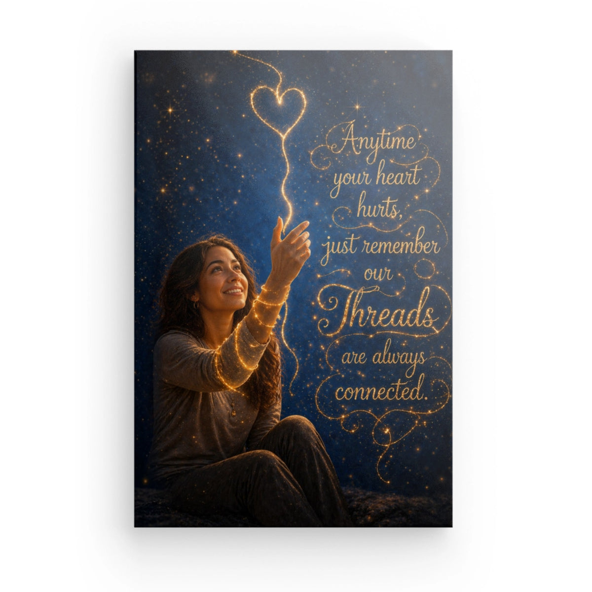 Threads Always Connected — Canvas Wall Art