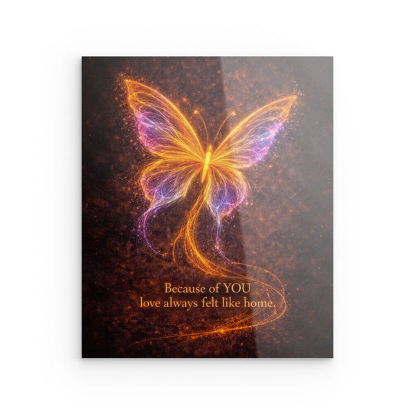 Because of YOU — Acrylic Wall Art