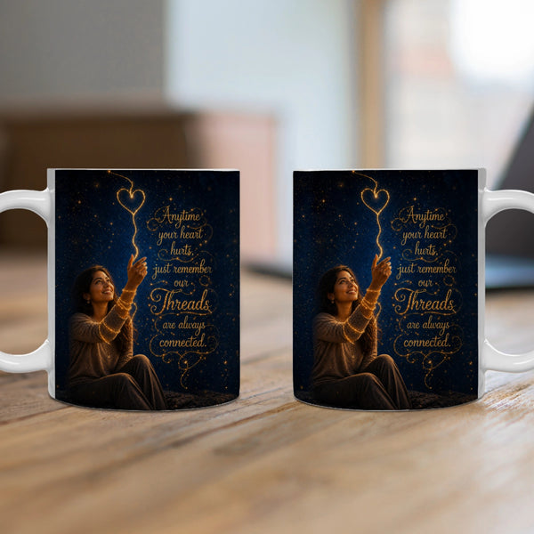 Threads Always Connected — Mug