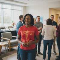 Caduceus Heart Nurse Shirt