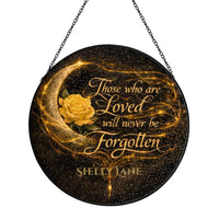 Dark Rose Memorial Suncatcher