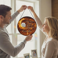 Rose Stained Glass Sun Catcher