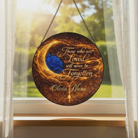 Rose Stained Glass Sun Catcher
