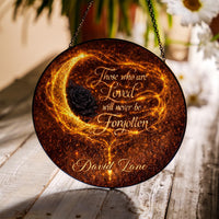 Rose Stained Glass Sun Catcher