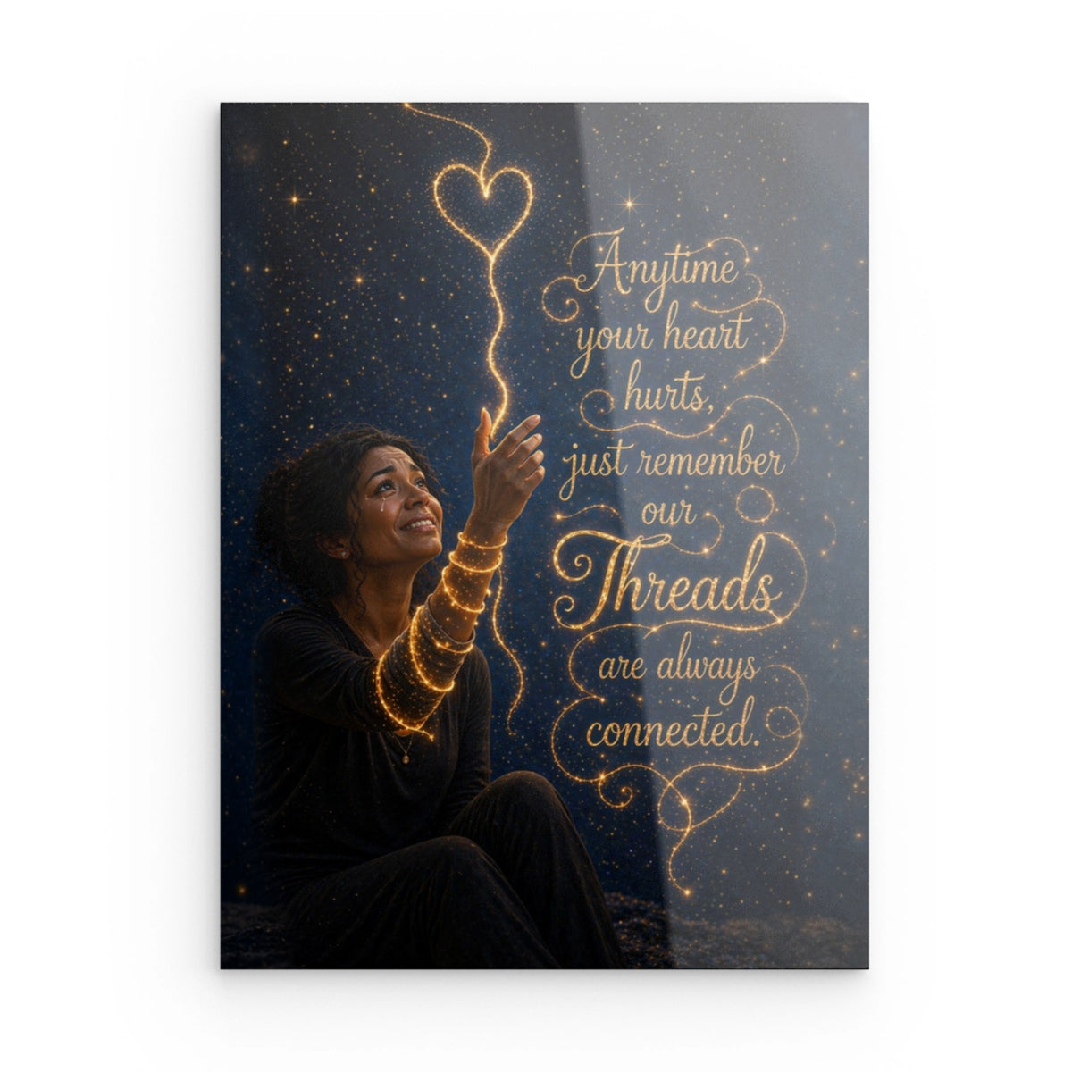 Threads Always Connected — Acrylic Wall Art
