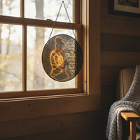 Even If You Can't See Me — Memorial Suncatcher | Stained Glass Window Hanging